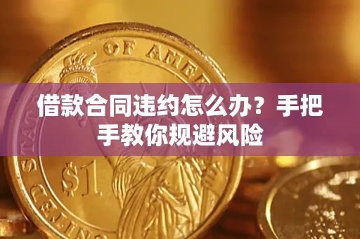 北京借款合同违约怎么办？手把手教你规避风险