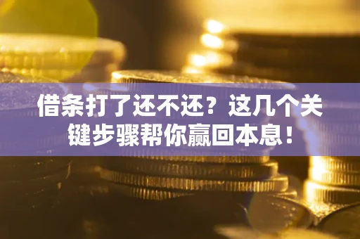 北京借条打了还不还？这几个关键步骤帮你赢回本息！