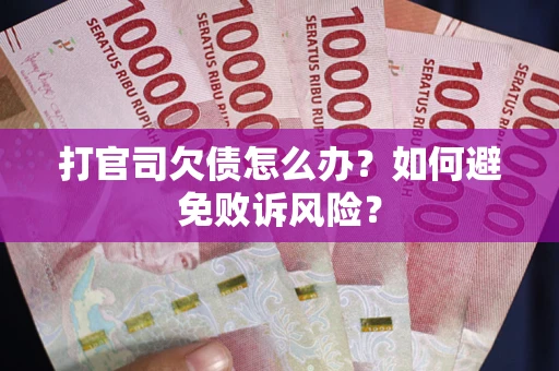 北京打官司欠债怎么办？如何避免败诉风险？