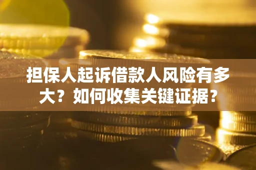 北京担保人起诉借款人风险有多大？如何收集关键证据？