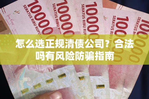 北京怎么选正规清债公司？合法吗有风险防骗指南